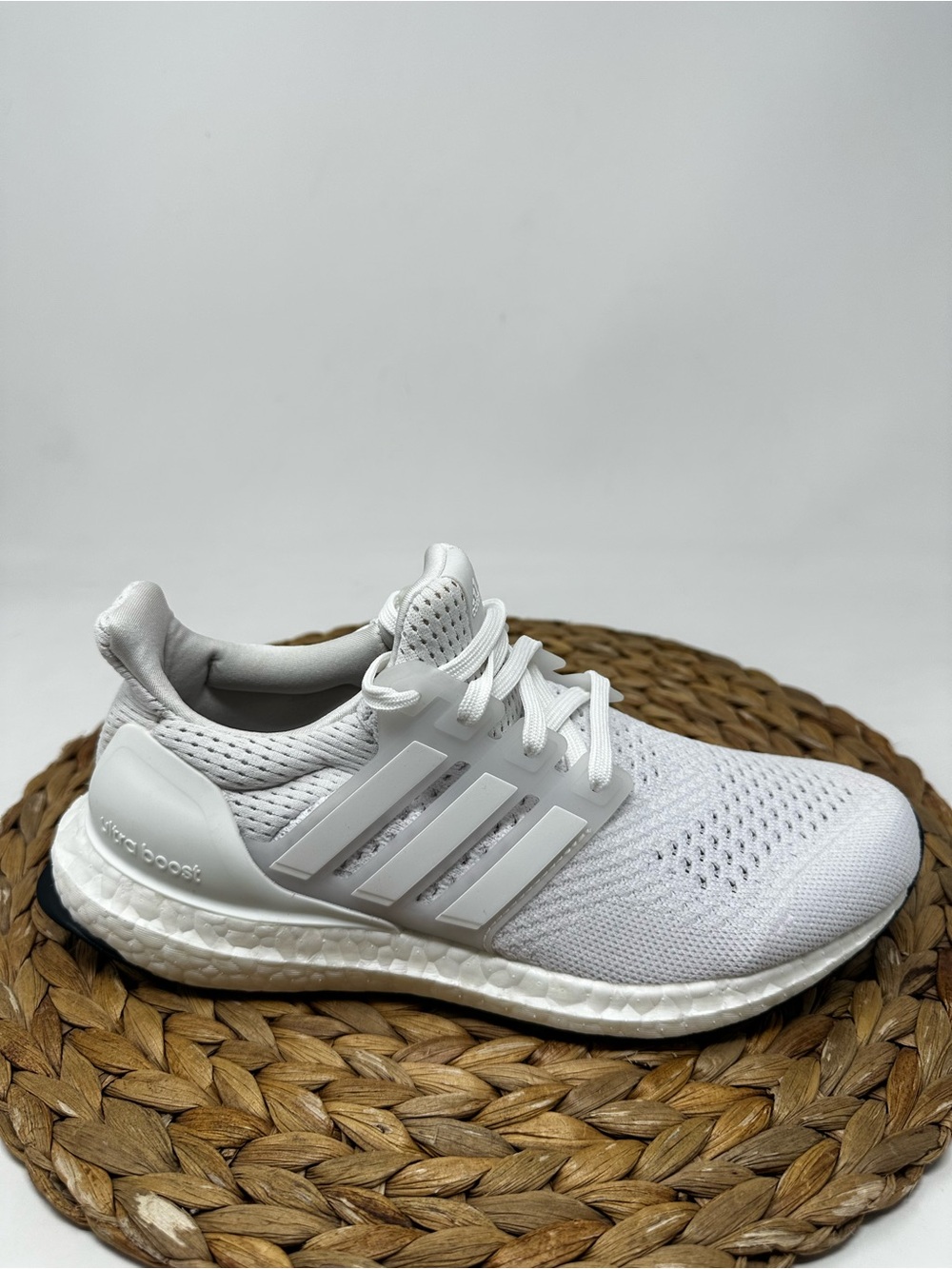 ADIDAS Ultraboost 1.0 Running Shoes Triple White Size 6.5 Women's